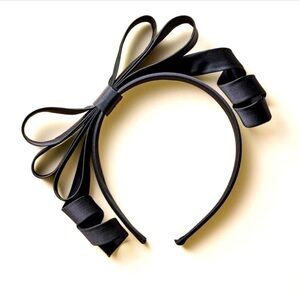 Kate Spade X TARGET Black Bow & Ribbon Headband New